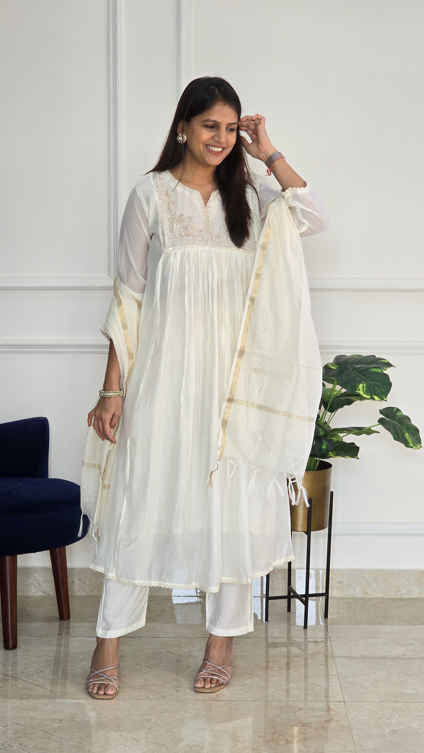 Chandani Mul Chanderi Suit