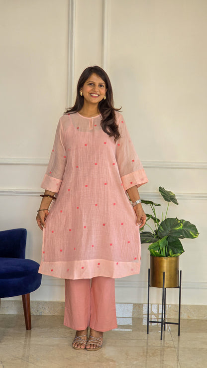 Blush Square Mul Set