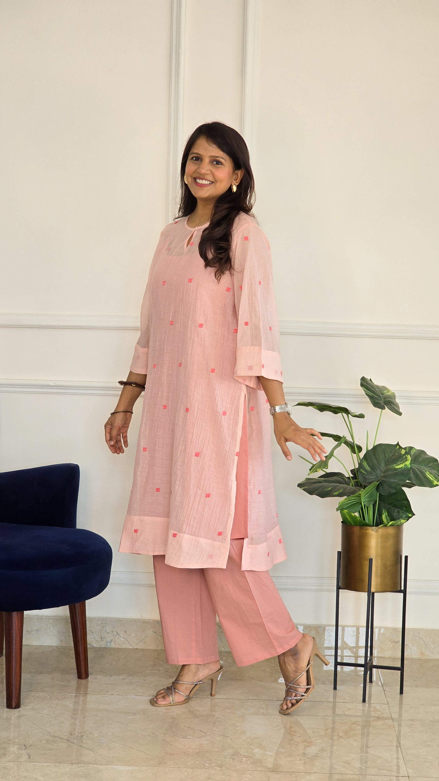 Blush Square Mul Set