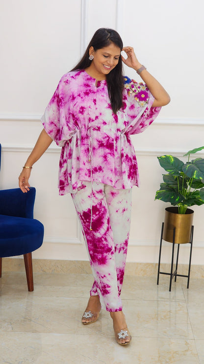 Tie~Dye 3D Hand Work Set (Magenta)