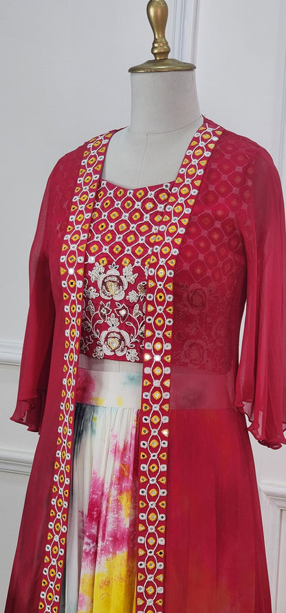 Multi Color Lehenga Set