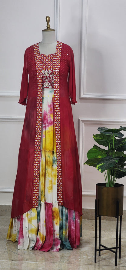 Multi Color Lehenga Set
