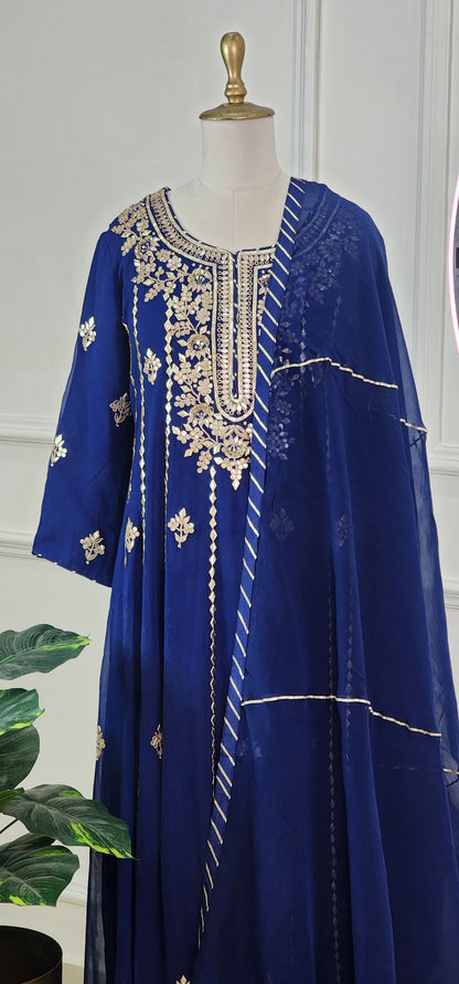 Gota Anarkali Dress