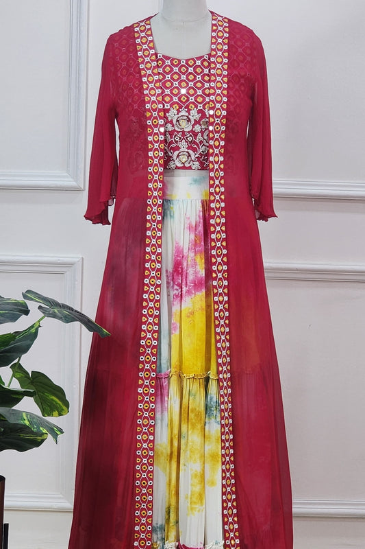 Multi Color Lehenga Set