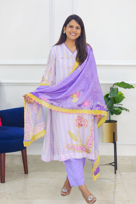 Bagh Mul Chanderi Suit Set