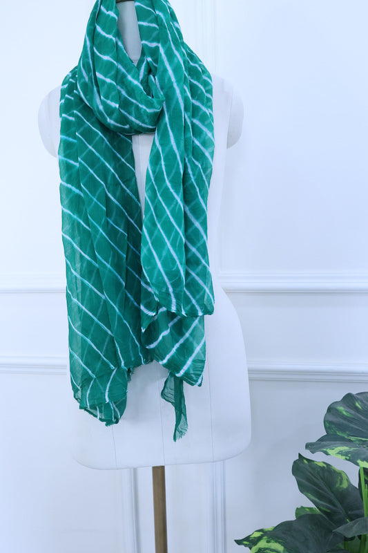Rama Green Leheriya Dupatta